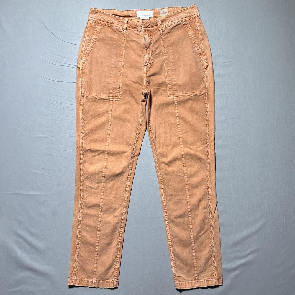 Anthropologie Pants Womens‎ 27 The Wanderer Utility Pockets Weathered Orange